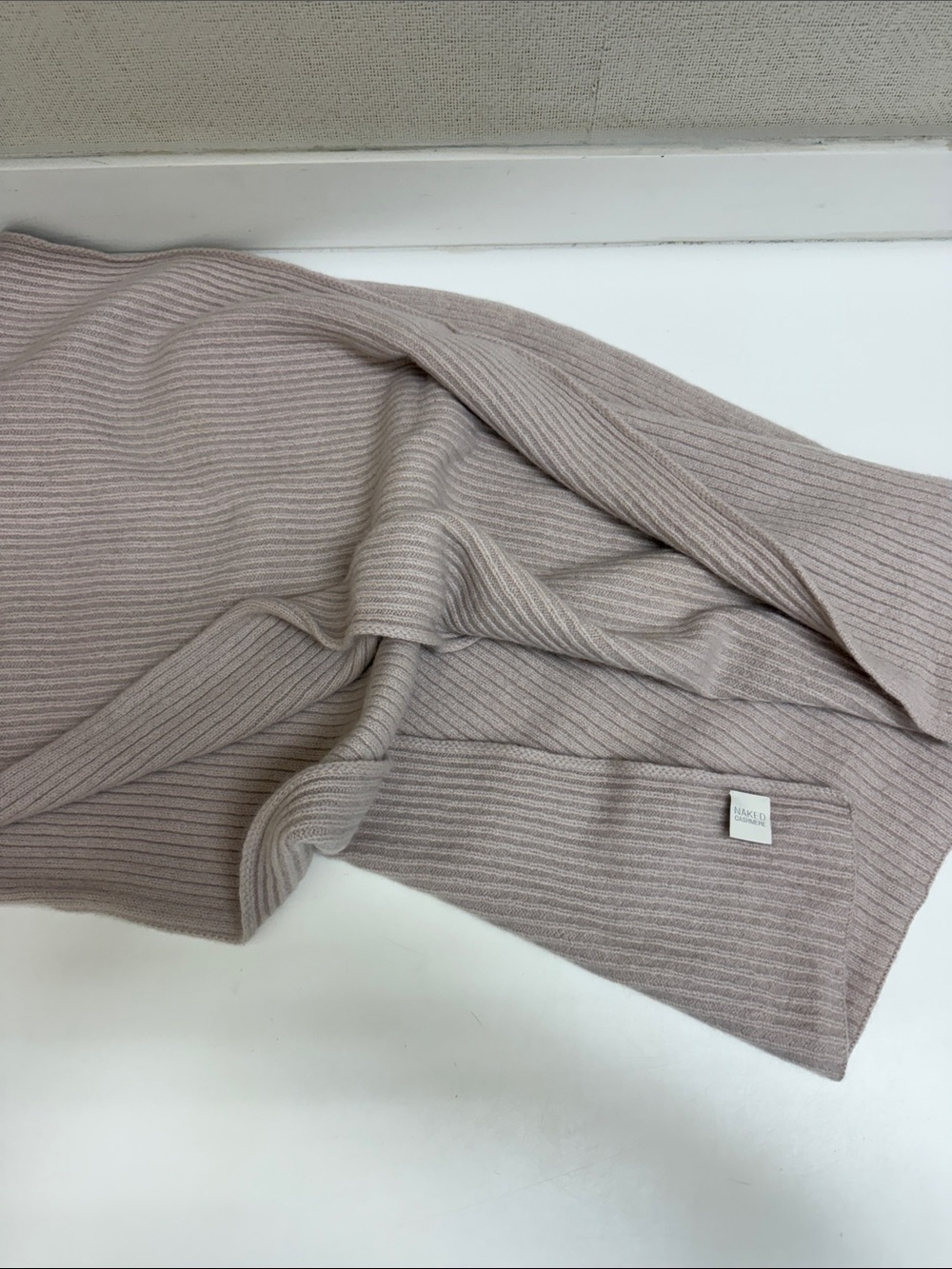 Naked Cashmere Soft Ribbed Crewneck Sweater - soft blush